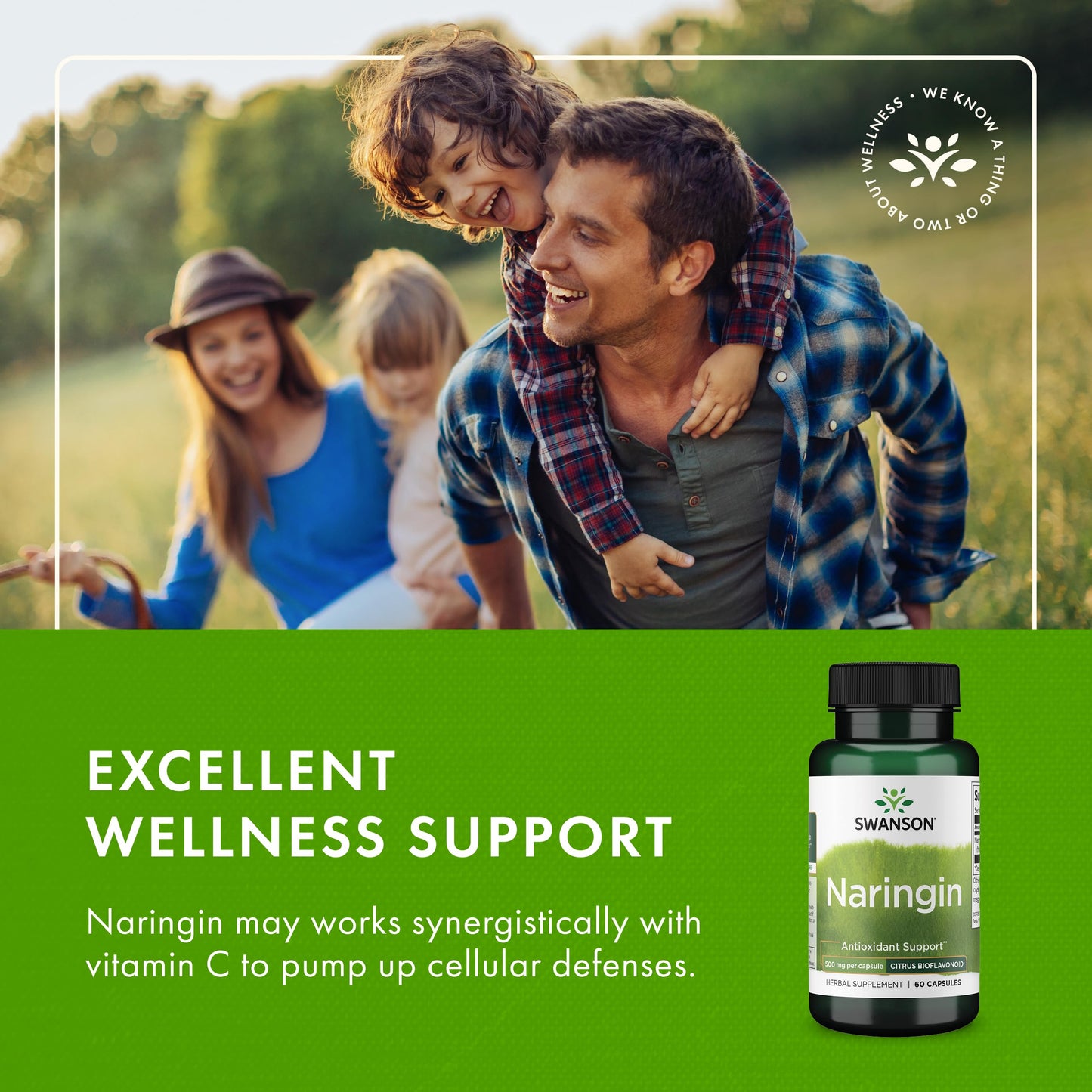 Swanson Naringin 500 mg – 60 Capsules (3 Pack)