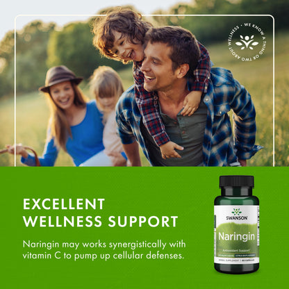 Swanson Naringin 500 mg – 60 Capsules (3 Pack)