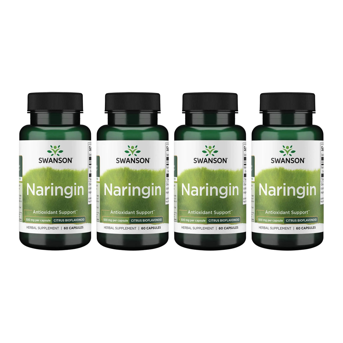 Swanson Naringin 500 mg | 60 Capsules (4 Pack) – Grapefruit Bioflavonoid BritishVita | Premium UK Vitamins & Wellness Supplements