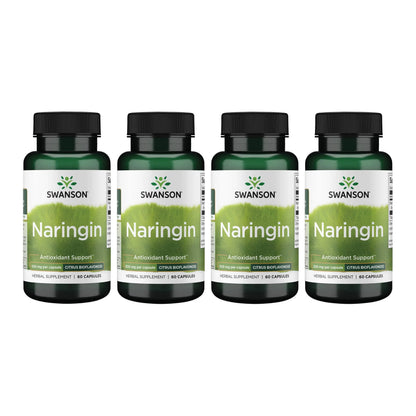 Swanson Naringin 500 mg | 60 Capsules (4 Pack) – Grapefruit Bioflavonoid BritishVita | Premium UK Vitamins & Wellness Supplements