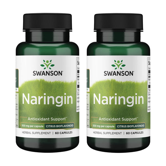 Swanson Naringin 500 mg – 60 Capsules (2 Pack) | Citrus Bioflavonoid BritishVita | Premium UK Vitamins & Wellness Supplements