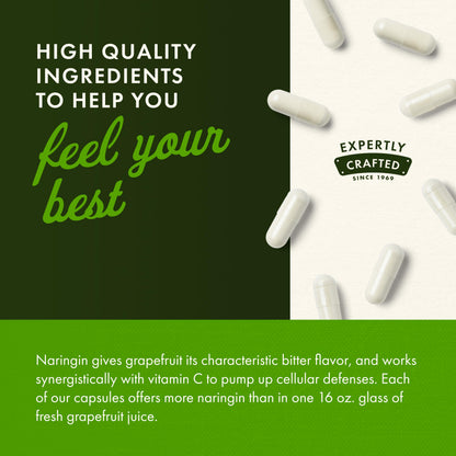 Swanson Naringin 500 mg – 60 Capsules (2 Pack) | Citrus Bioflavonoid