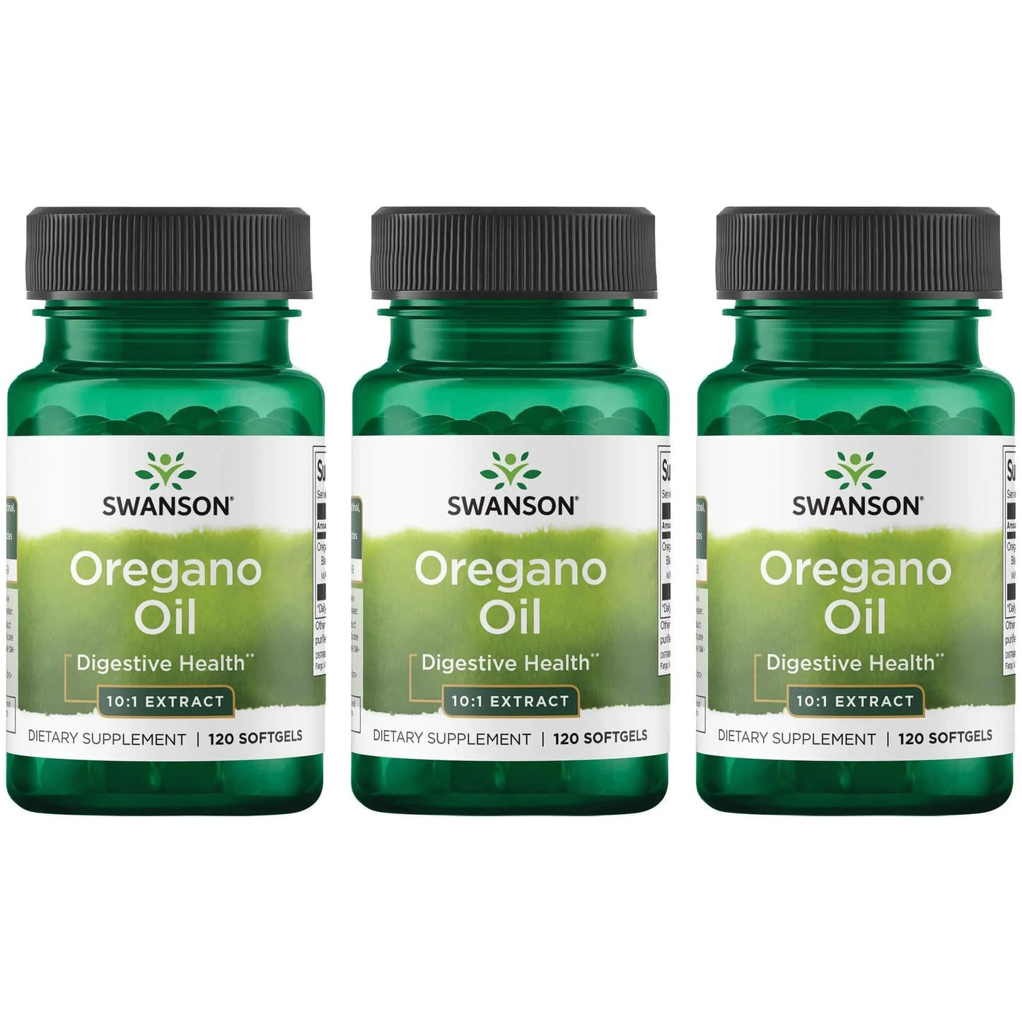 Swanson Oregano Oil 10:1 Extract – 120 Softgels (3 Pack)