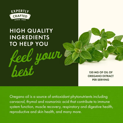 Swanson Oregano Oil 10:1 Extract – 120 Softgels (3 Pack)