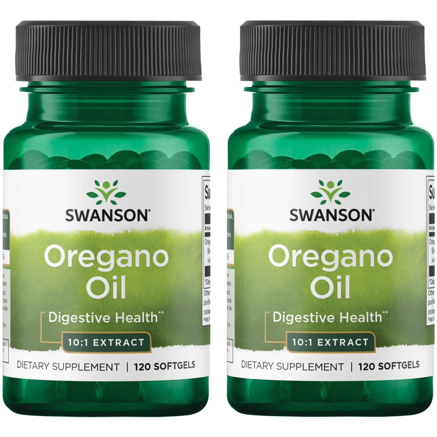Swanson Oregano Oil 10:1 Extract | Digestive & Respiratory Support | 120 Softgels (2 Pack)