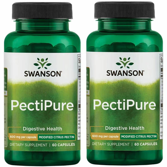 Swanson PectiPure Modified Citrus Pectin – Digestive & Cellular Support (600 mg) 2-Pack BritishVita | Premium UK Vitamins & Wellness Supplements