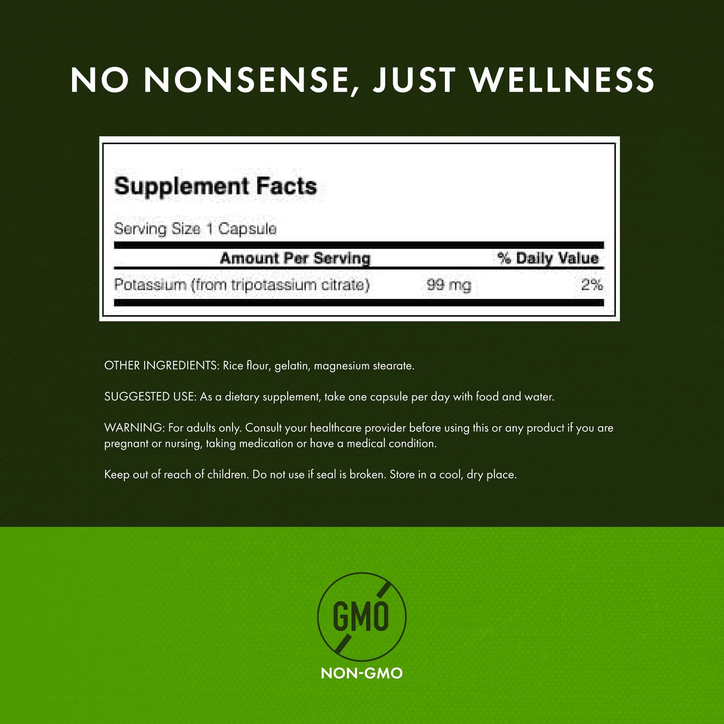 Swanson Potassium Citrate – Heart Health & Energy Support | 120 Capsules (99 mg) – 4 Pack