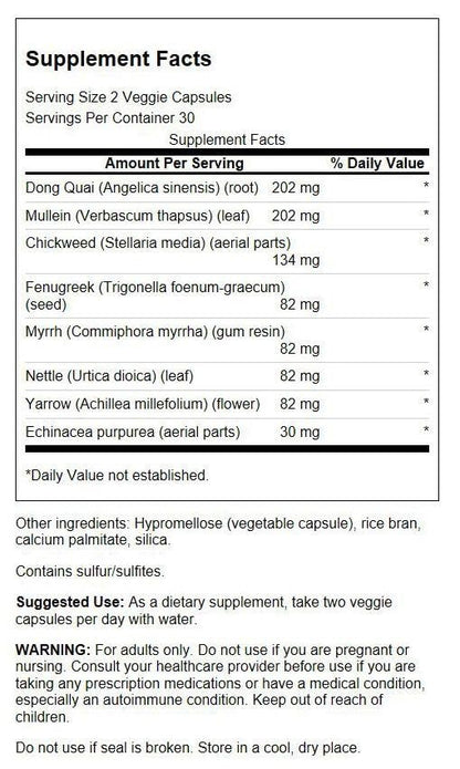 Swanson Prime Lung 60 Veg Caps | Vegetarian Lung Health Supplement