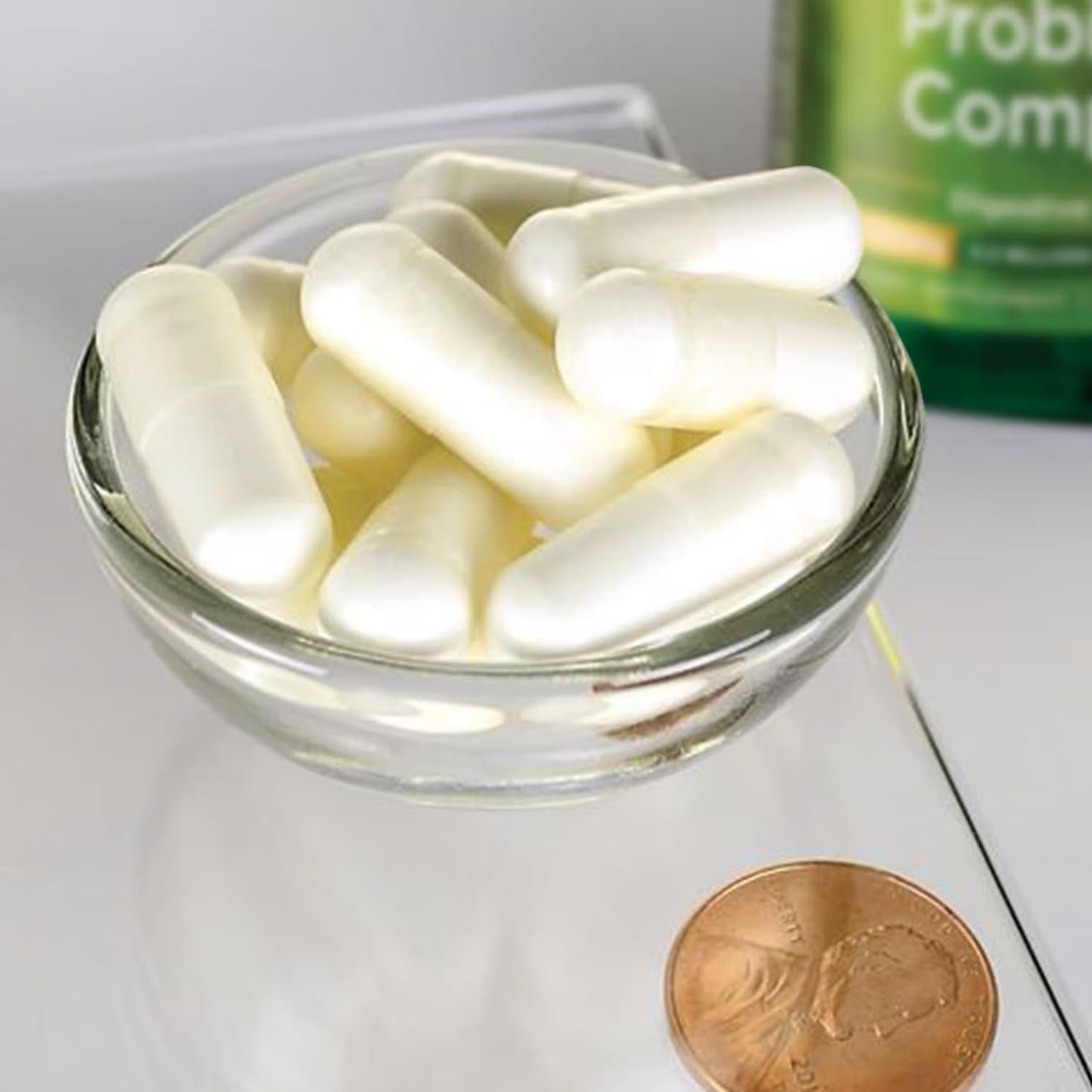 Swanson Probiotic Complex 4.2B CFU, 5-Strain | Digestive Health & Prebiotic FOS | 120 Veggie DRcaps