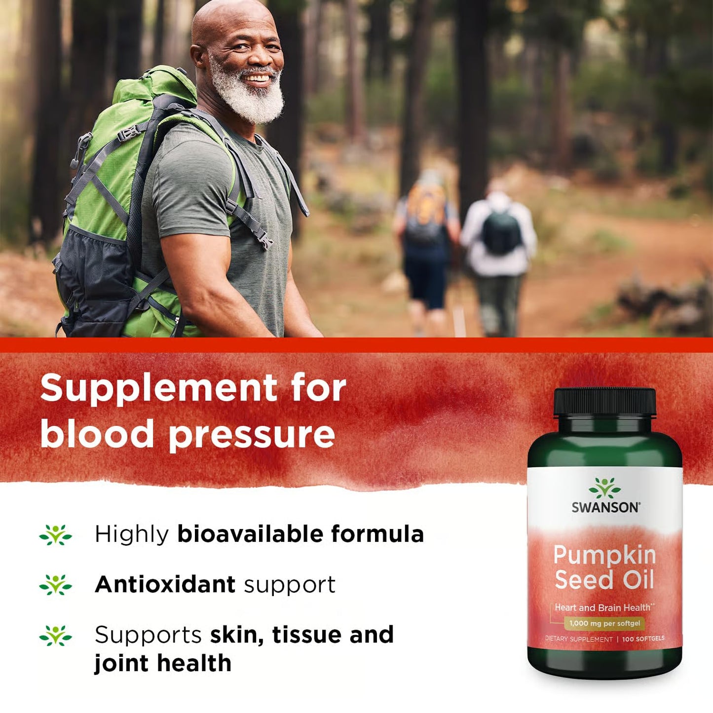 Swanson Pumpkin Seed Oil 1000 mg - 100 Softgels