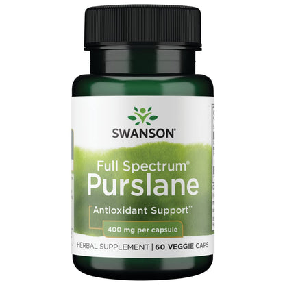 Swanson Full Spectrum Purslane 400 mg - 60 Veg Capsules