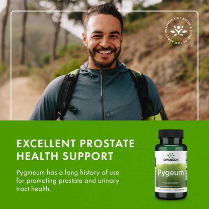 Swanson Pygeum - Prostate & Urinary Health Support | 2 Pack, 100 Capsules, 125 mg