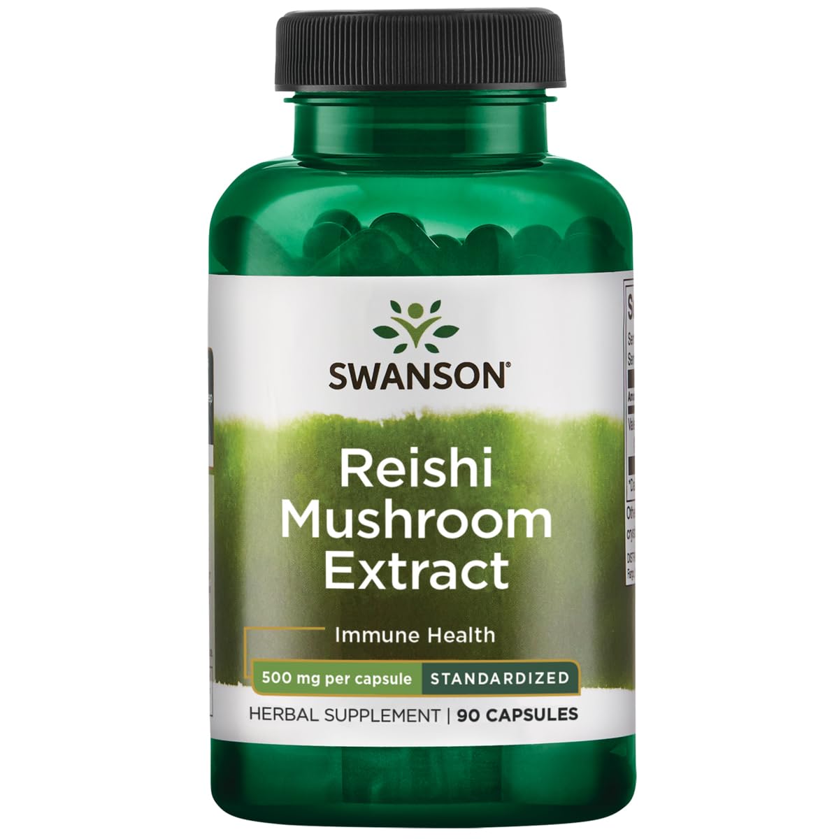 Swanson Reishi Mushroom Extract 500 mg - 90 Capsules | Immune Support