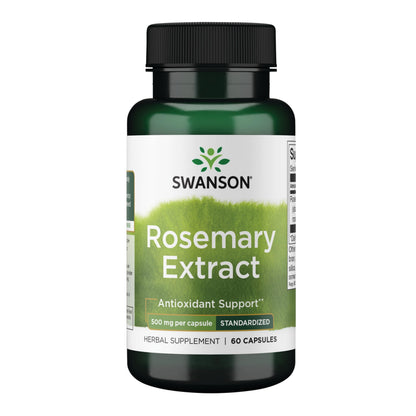 Swanson Rosemary Extract 500 mg - 60 Capsules | 6% Rosmarinic Acid