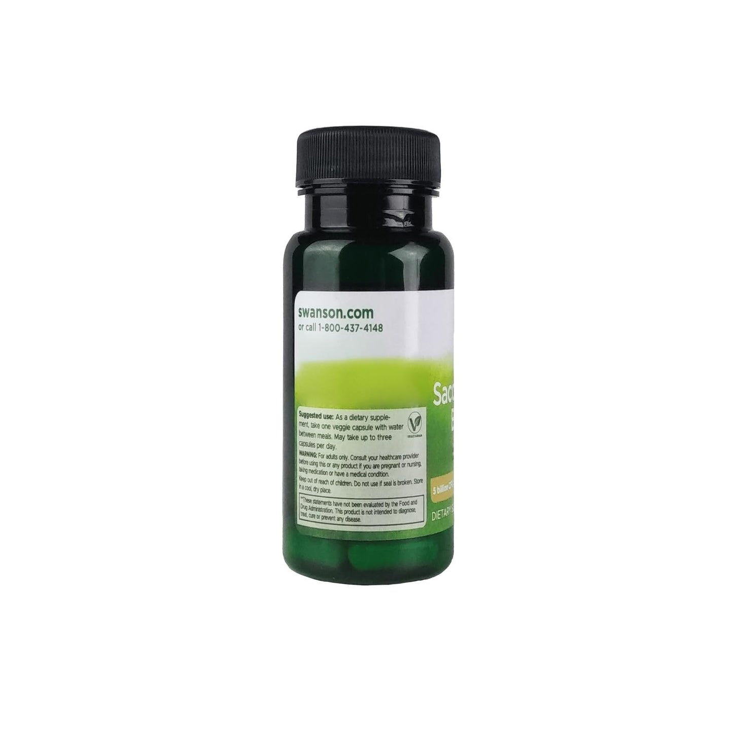Swanson Saccharomyces Boulardii 5 Billion Cfu 30 Veg Capsules