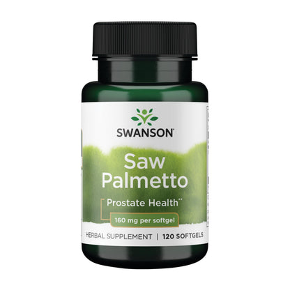 Swanson Saw Palmetto 160 mg Prostate Health & Urinary Support - 120 Softgels