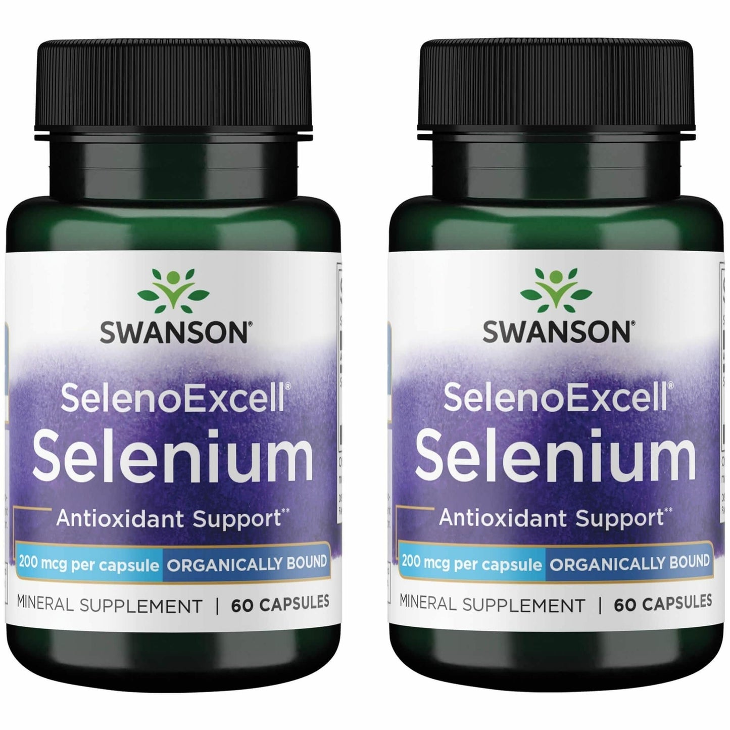 Swanson Selenoexcell Selenium 200 mcg 60 Caps (2 Pack)
