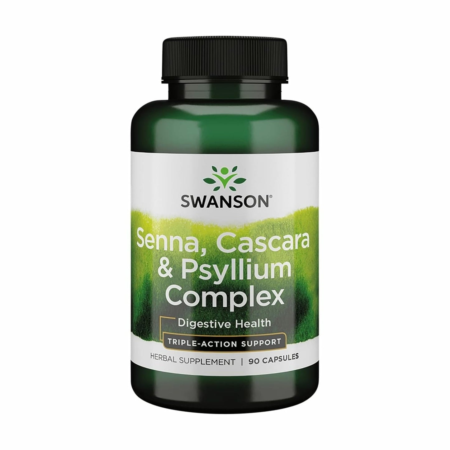 Swanson Senna Psyllium Cascara Complex GI Tract Regularity Support - 90 Capsules