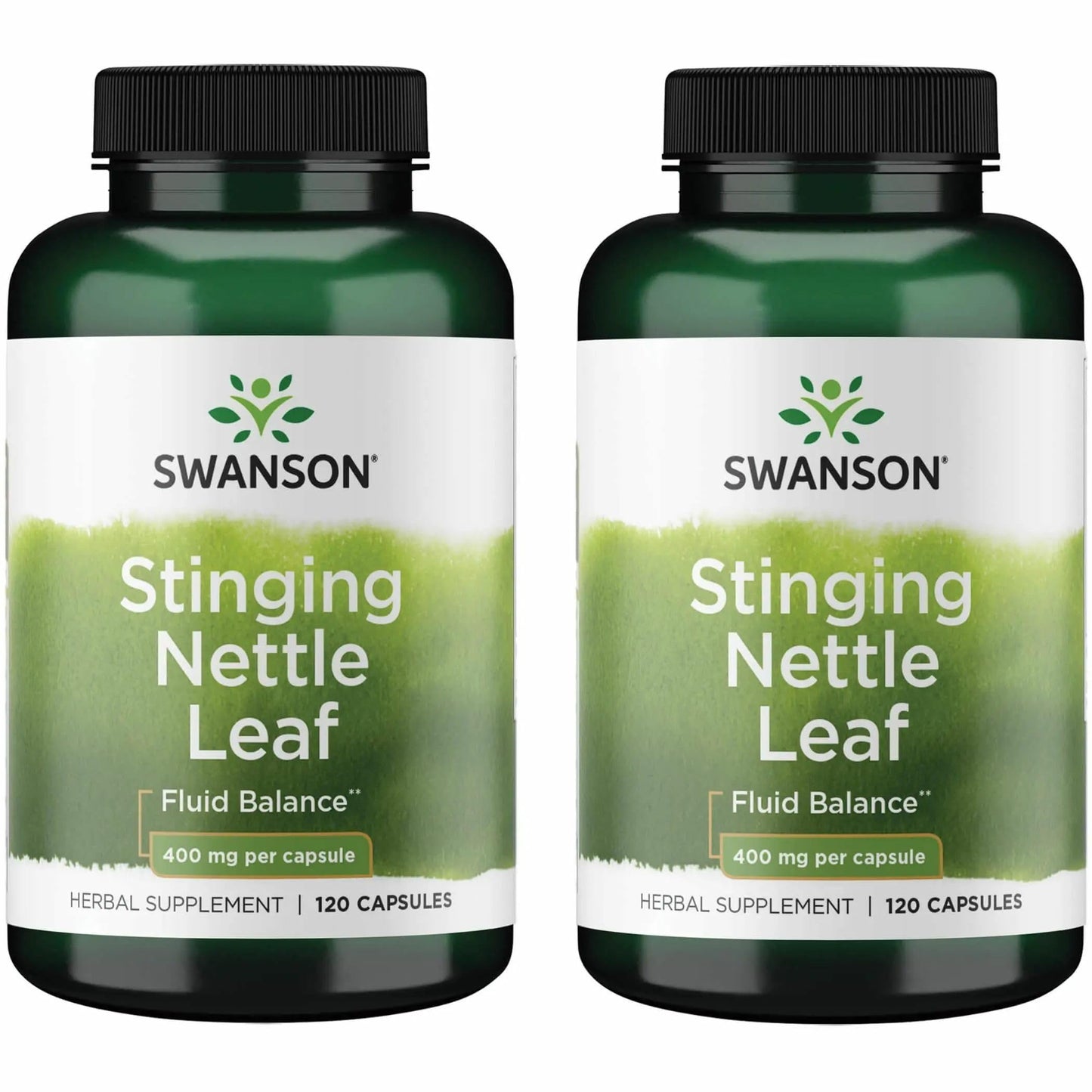 Swanson Stinging Nettle Leaf (Urtica Dioica) - Urinary & Respiratory Support (120 Capsules) - 2 Pack