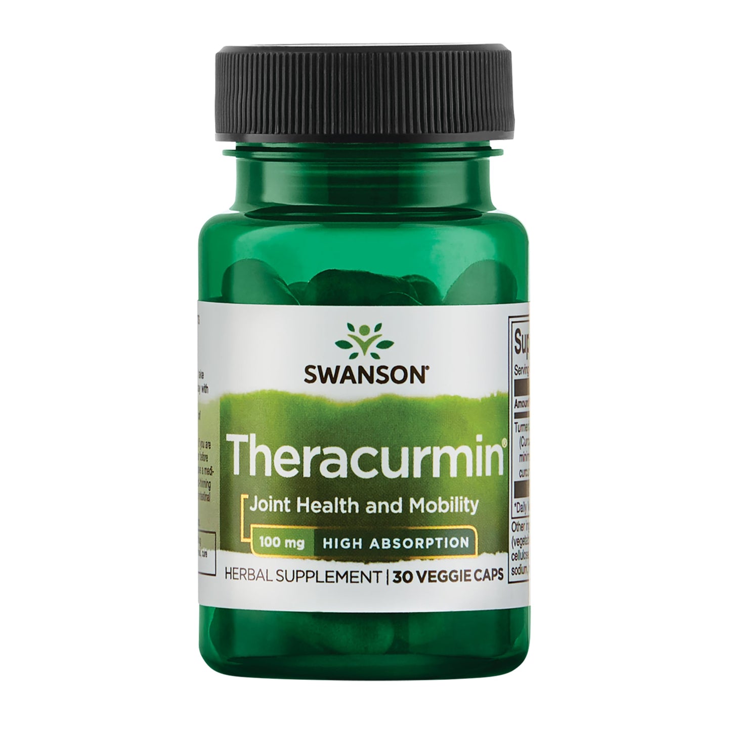 Swanson Theracurmin - Joint Health & Mobility Support (30 Capsules, 100 mg Each)