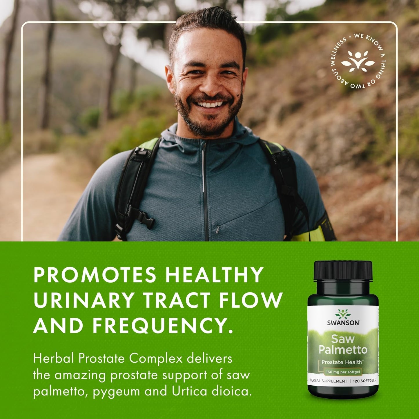 Swanson Saw Palmetto 160 mg Prostate Health & Urinary Support - 120 Softgels