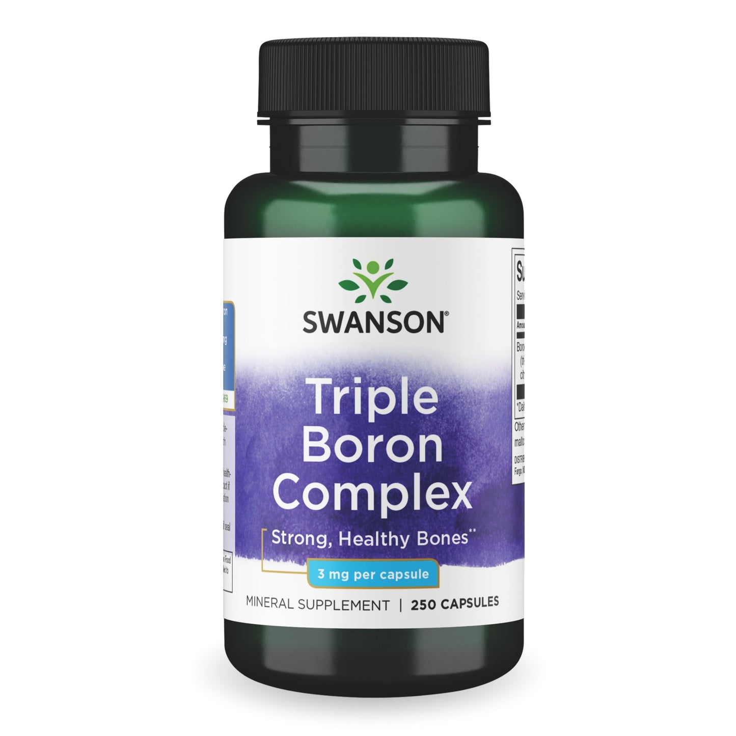 Swanson Triple Boron Complex – Bone Health & Joint Support (250 Capsules)