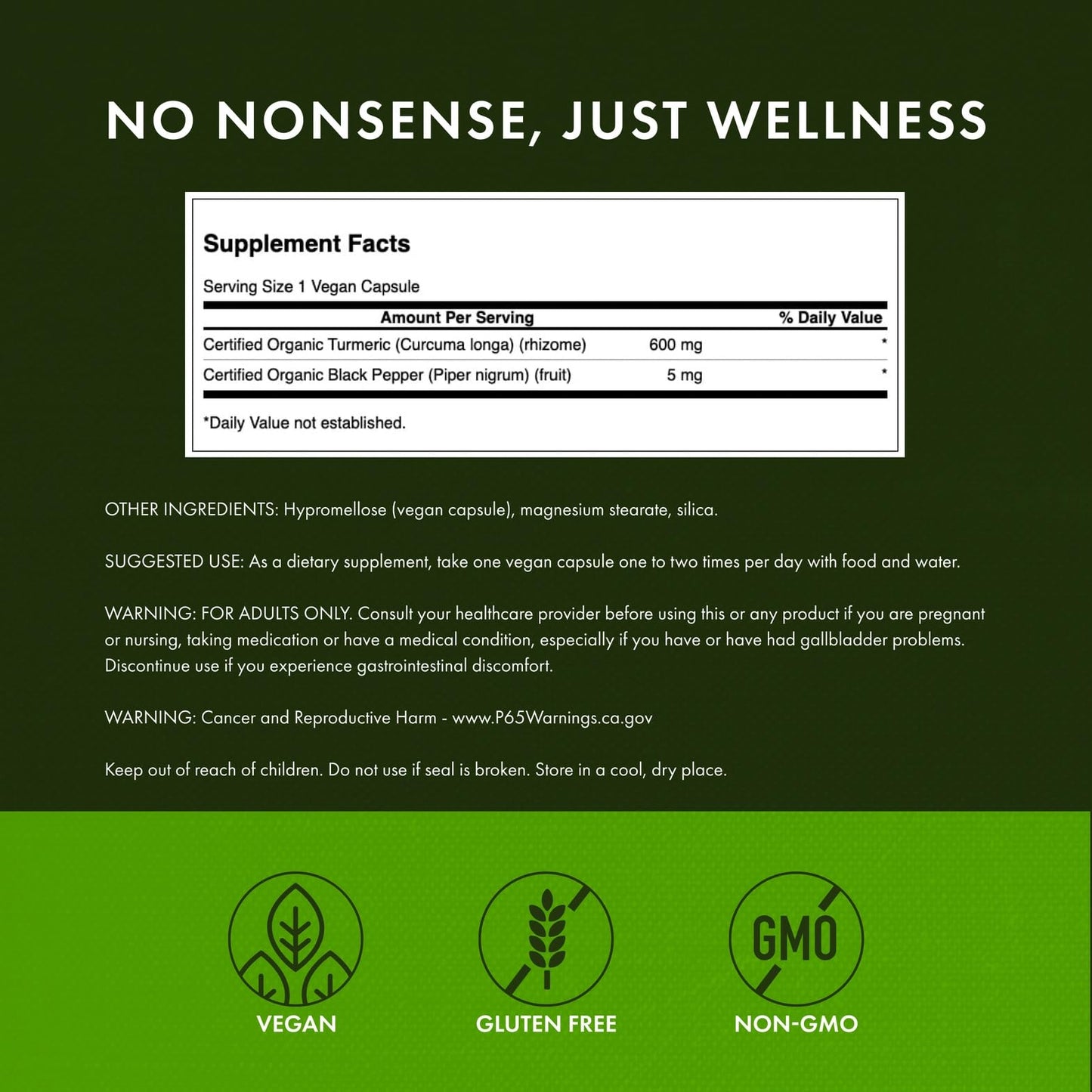 Swanson Premium- Turmeric & Black Pepper - Antioxidant, Digestion & Joint Support - 90 Veg Caps (2 Pack)