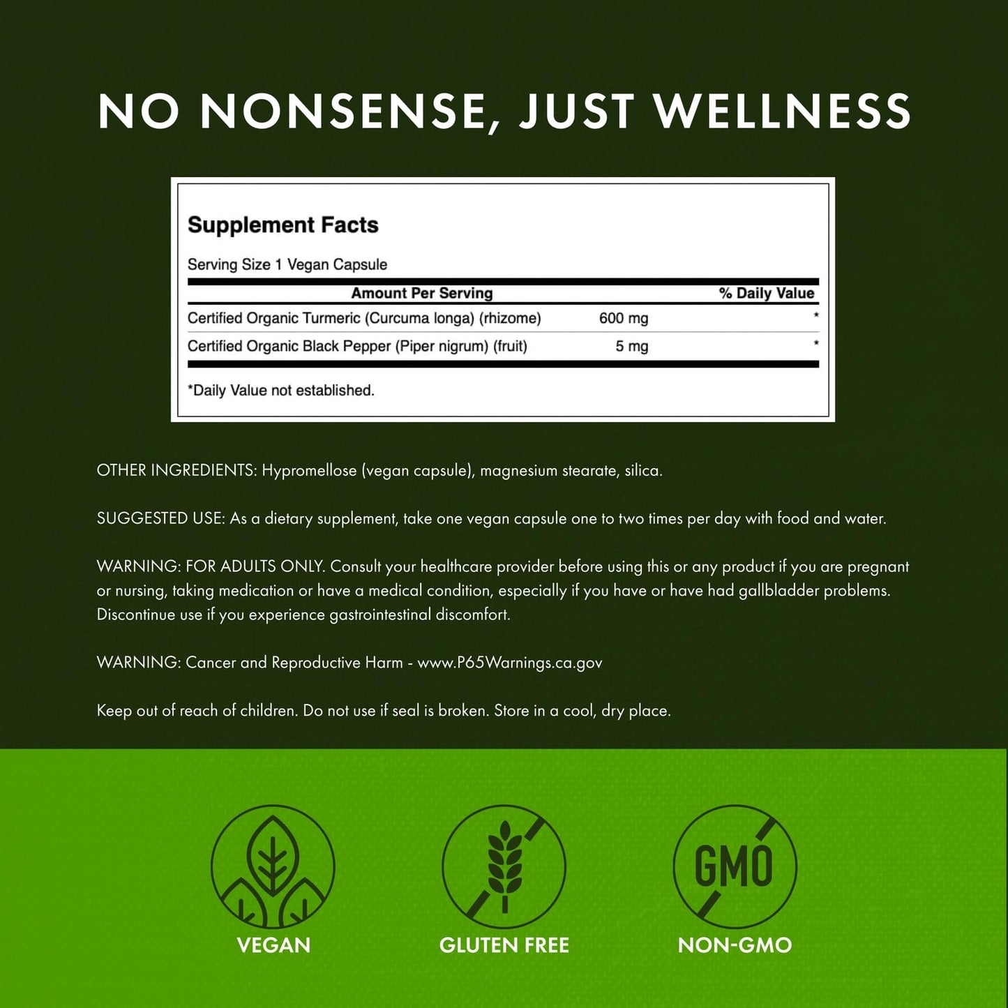 Swanson Premium Turmeric & Black Pepper - Antioxidant, Digestion & Joint Support - 90 Veg Caps (3 Pack)