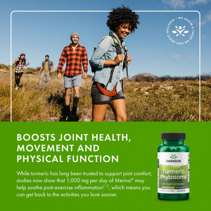Swanson Turmeric Phytosome Meriva 500 mg – 60 Capsules | Joint Support