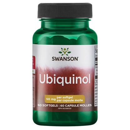Swanson Ubiquinol 50 mg – 60 Softgels | CoQ10