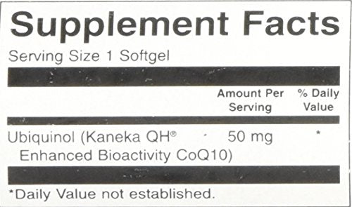 Swanson Ubiquinol 50 mg – 60 Softgels | CoQ10