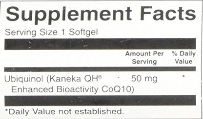 Swanson Ubiquinol 50 mg – 60 Softgels | CoQ10