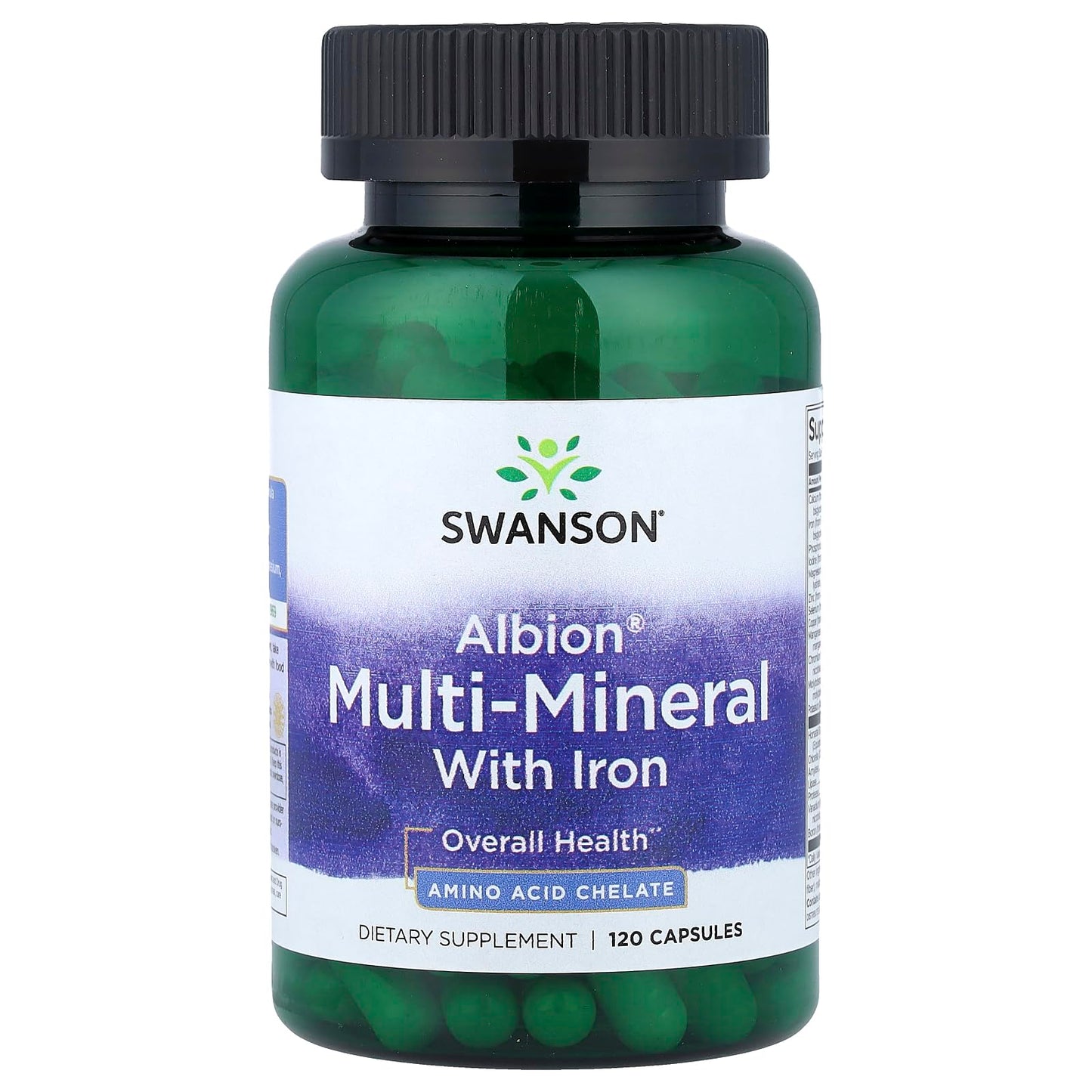 Swanson ULT Albion Multi-MIN W/Iron 120 Caps | Chelated Mineral Formula