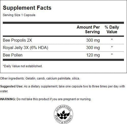 Swanson Ultra Royal Jelly Propolis Complex 60 Capsules – Immune Support