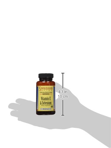 Swanson Vitamin E & Selenium 90 Softgels - Antioxidant & Immune Support
