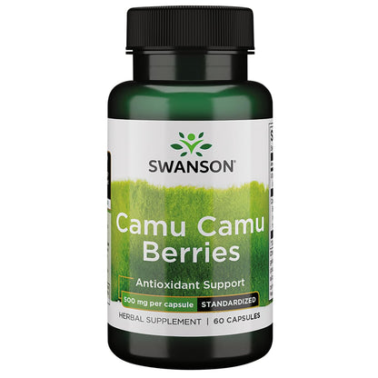 Swanson Wildcrafted Camu Camu Berries 500 mg – 60 Capsules