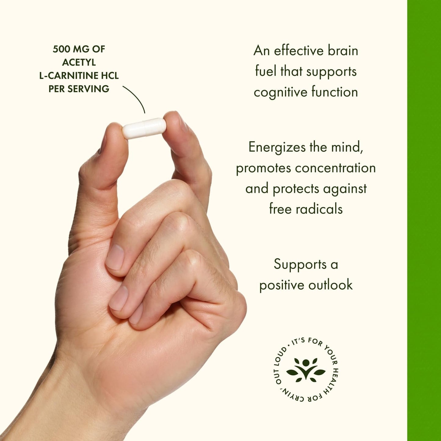 Swanson Acetyl-L-Carnitine – Cognitive Support & Muscle Health (2-Pack, 100 Veggie Caps)