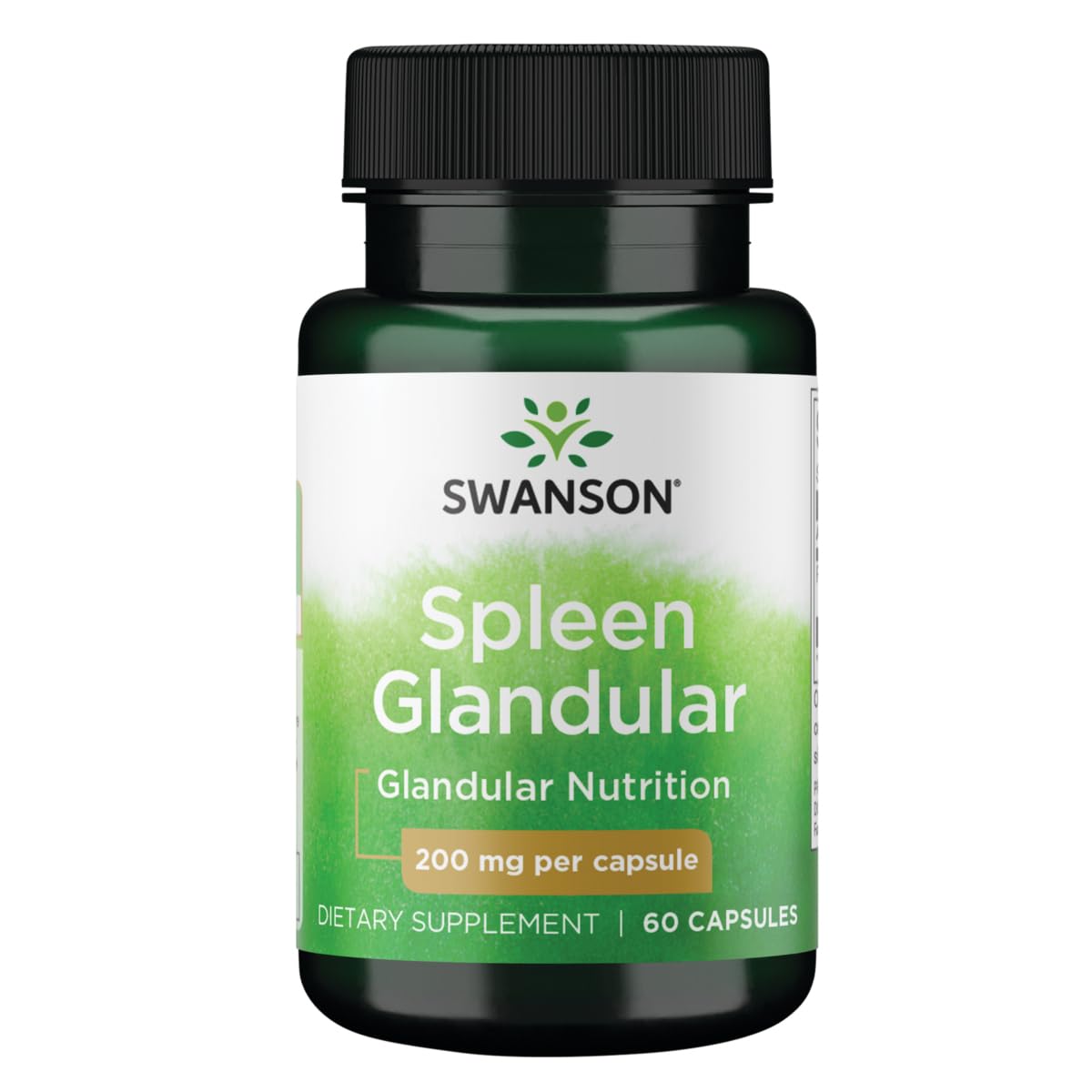 Swanson Raw Spleen Glandular 200 Milligrams 60 Capsules | Swanson Health