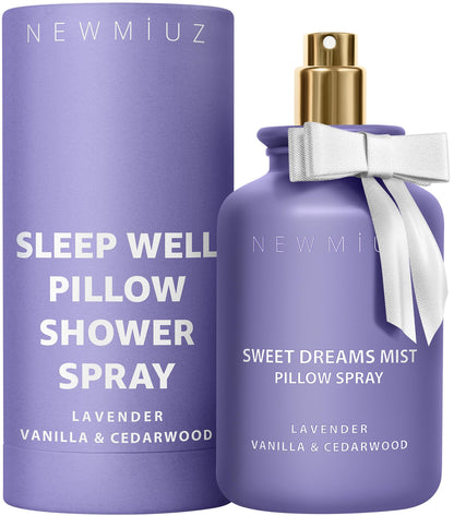 Sweet Dreams Sleep Pillow Spray - Lavender Vanilla Cedarwood Aromatherapy for Calm Sleep | Bedtime Self-Care Gift