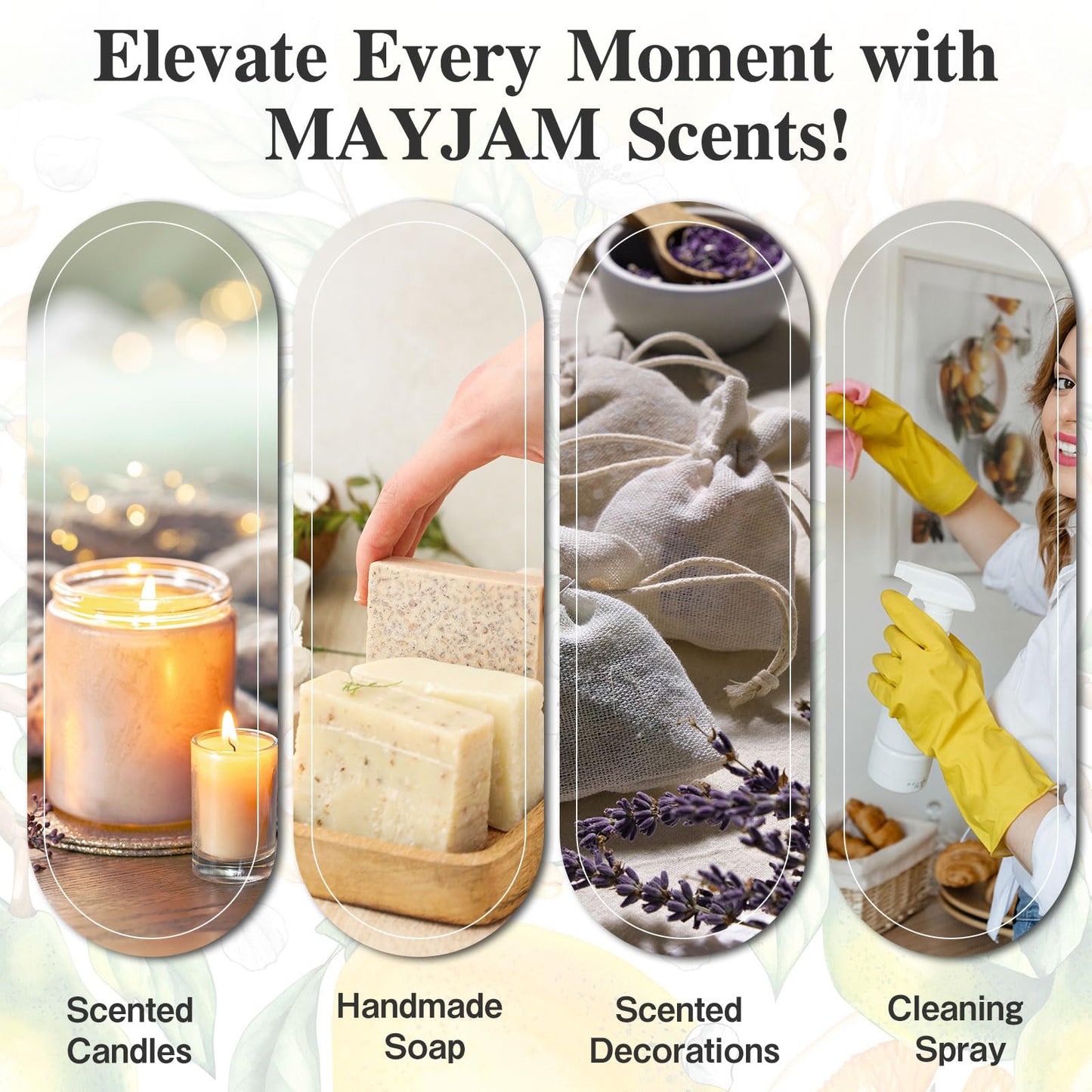 Sweet Fruit Candy Fragrance Oil for Diffusers - MAYJAM 100ml (3.38fl oz) Long-Lasting Scent