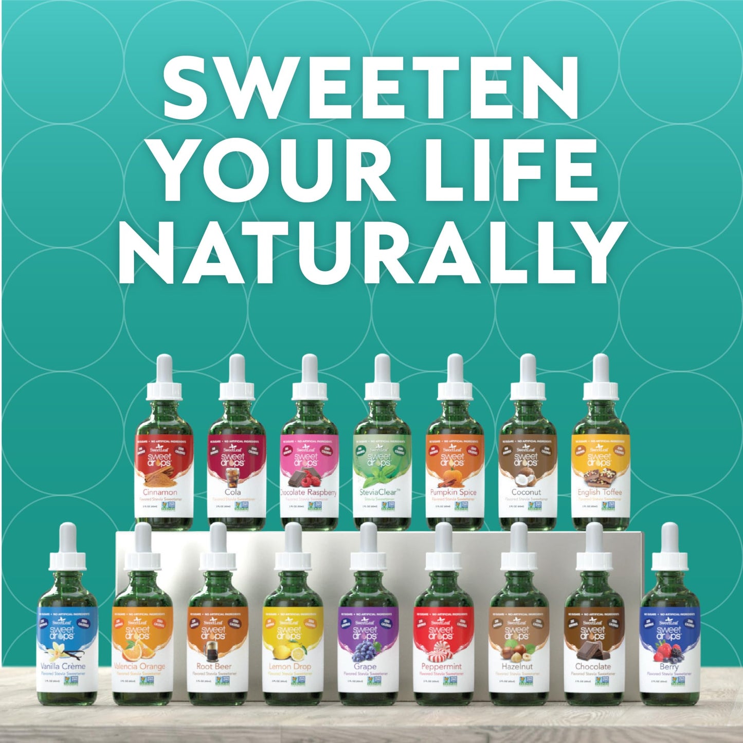 SweetLeaf Valencia Orange Sweet Drops – Zero-Calorie Stevia Liquid (2 oz)