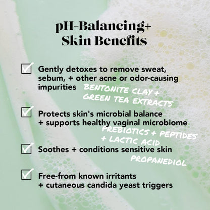 SweetSpot Labs Microbiome Balancing Feminine Wash - pH Balanced, Unscented, 8 oz | Gynecologist Tested