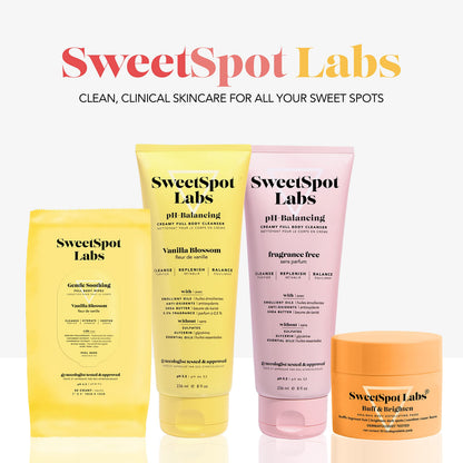 SweetSpot Labs pH Balanced Wash - Vanilla Blossom Scent, 8 oz (Pack of 3) | Sulfate Free