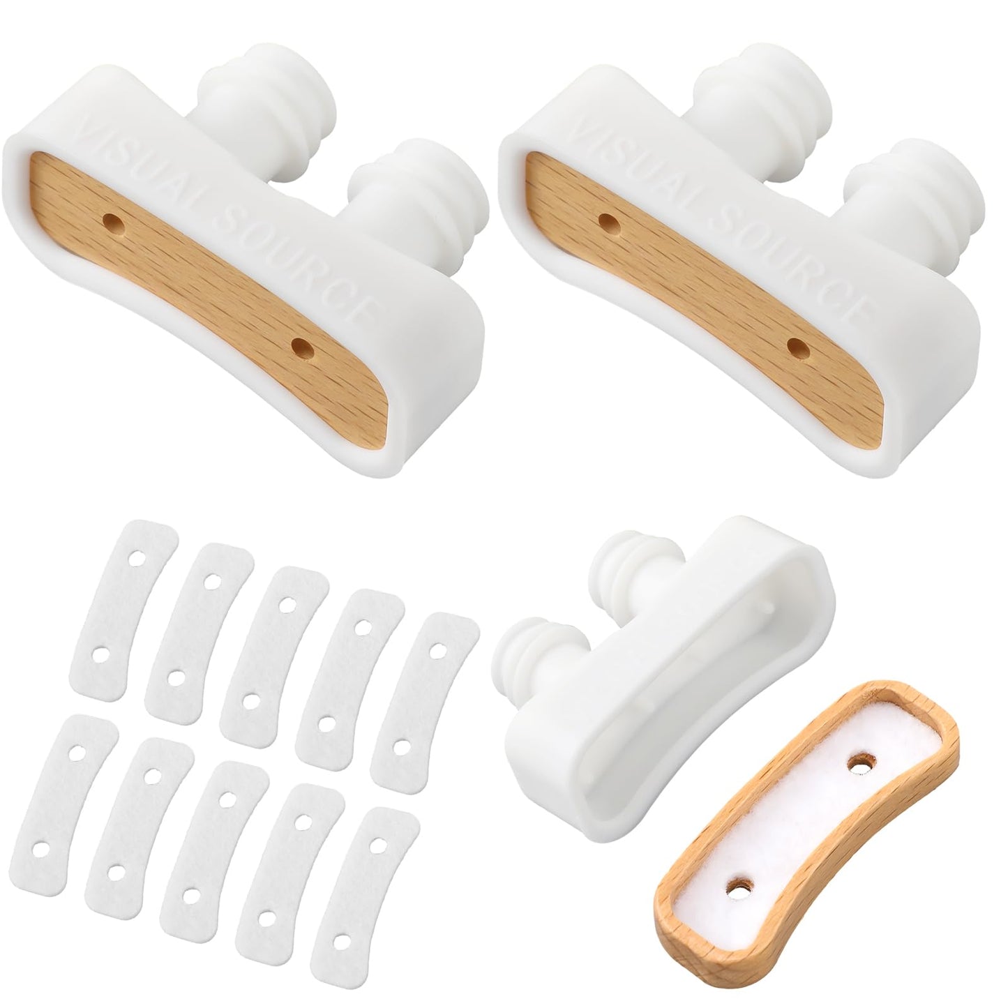Swiffen 2 Pcs Aromatherapy Nasal Inhalers with 10 Wicks — Portable Refillable Diffusers