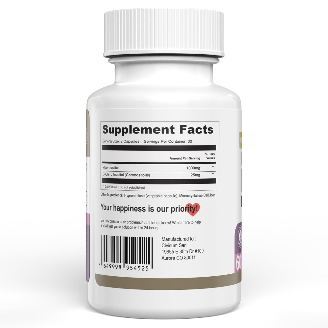 Swiss Activa+ Myo-Inositol & D-Chiro Inositol – Hormone Balance, PCOS & Menstrual Support (30 Days)