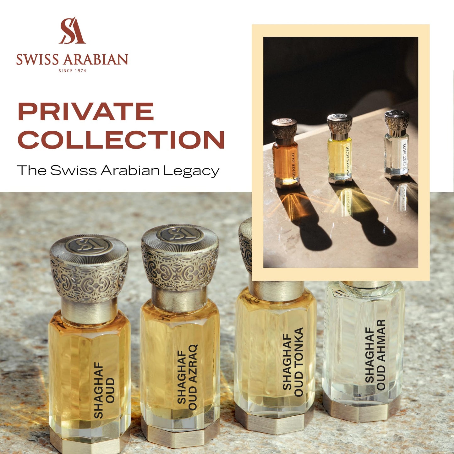 Swiss Arabian Gharaam Perfume Oil – Unisex Amber Musk, Alcohol-Free Arabic Fragrance