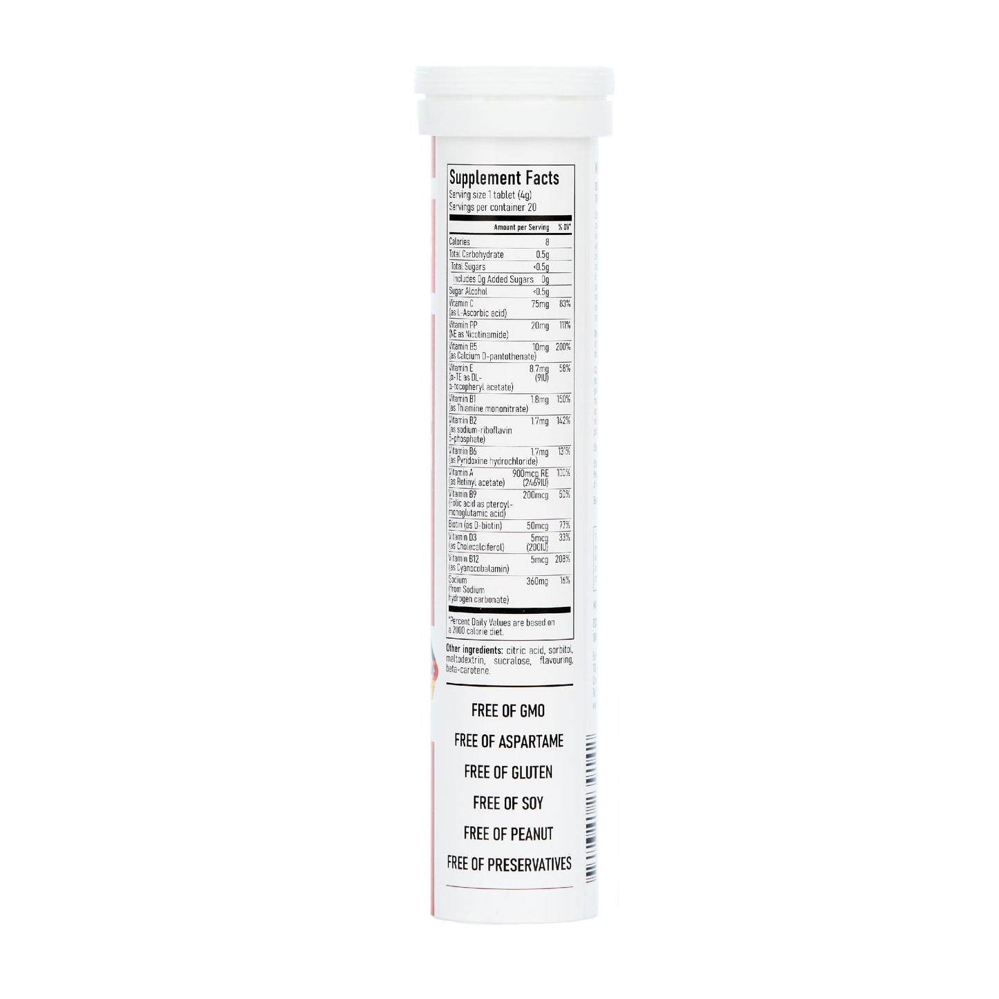 Swiss Imports Effervescent Multivitamins + Biotin for Wellness & Vitality