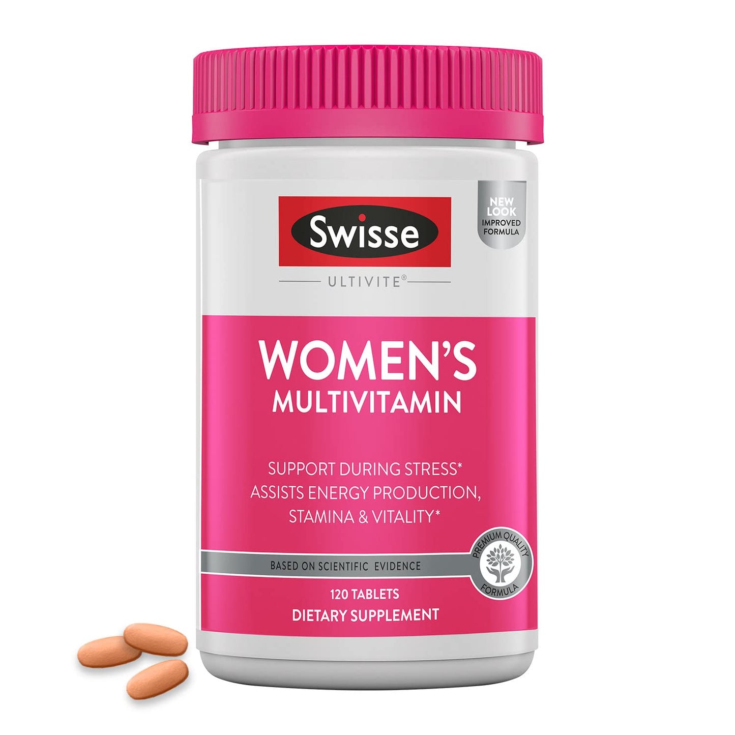 Swisse Daily Multivitamin for Women | 47 Vitamins, Antioxidants & Adaptogens
