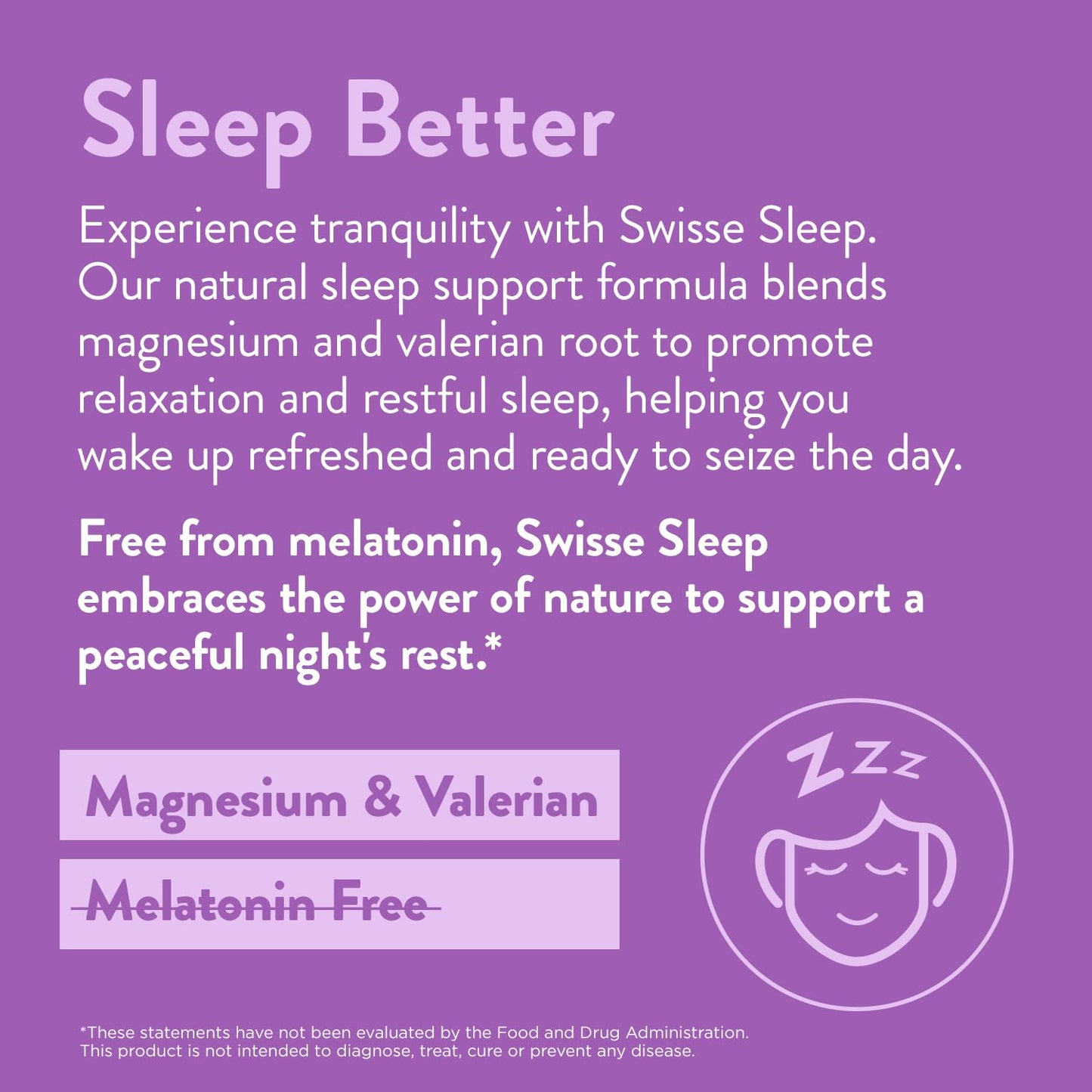 Swisse Sleep Valerian Root Capsules | Melatonin Free Sleep Support | 120 Tablets