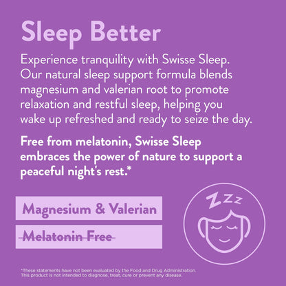 Swisse Sleep Valerian Root Capsules | Melatonin Free Sleep Support | 120 Tablets